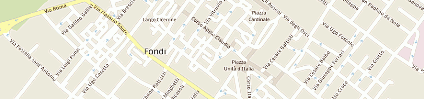 Mappa della impresa nunziata marco a FONDI