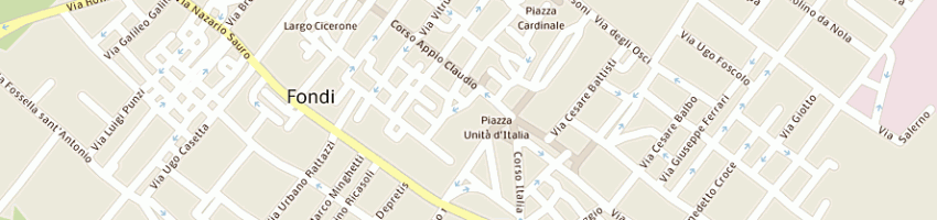 Mappa della impresa benedel sas di d'arcangelo e c a FONDI