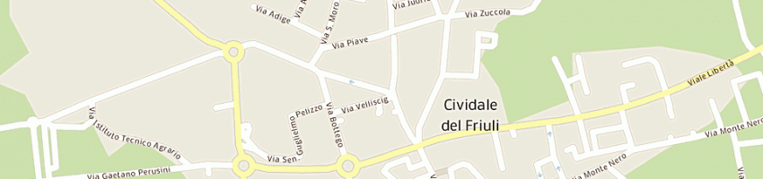 Mappa della impresa idea pitture di delle vedove angelo a CIVIDALE DEL FRIULI
