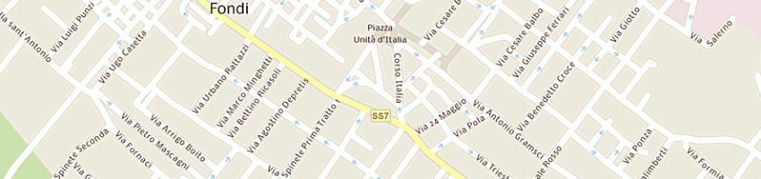 Mappa della impresa pietrosanto carlo a FONDI