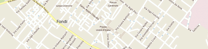 Mappa della impresa blues srl a FONDI