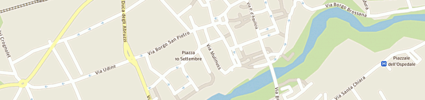 Mappa della impresa cordaro claudia a CIVIDALE DEL FRIULI
