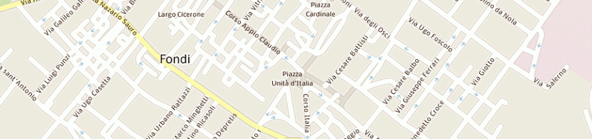 Mappa della impresa minnucci tania a FONDI