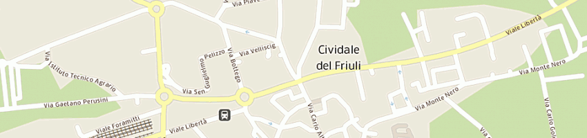 Mappa della impresa rizzi maurizio e venuti viviana snc a CIVIDALE DEL FRIULI