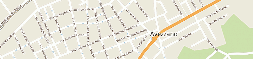 Mappa della impresa dafne srl a AVEZZANO