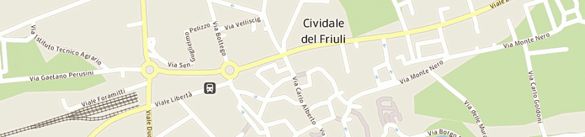 Mappa della impresa iussig francesco a CIVIDALE DEL FRIULI
