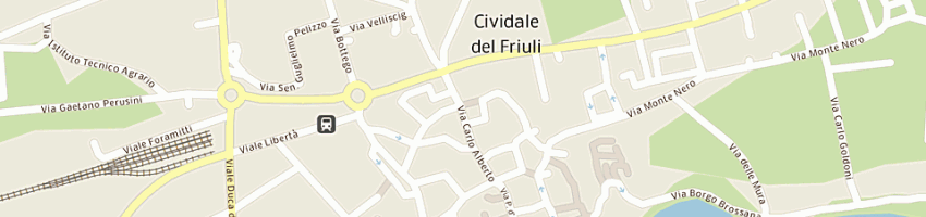 Mappa della impresa zanon paola a CIVIDALE DEL FRIULI