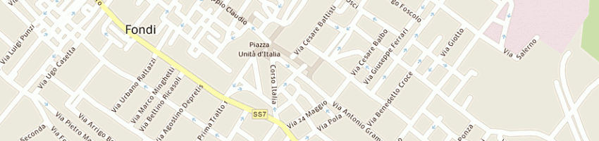 Mappa della impresa autoscuola bob snc di iudicone angelo e claudio a FONDI