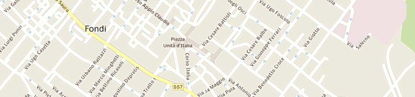 Mappa della impresa martino club srl a FONDI