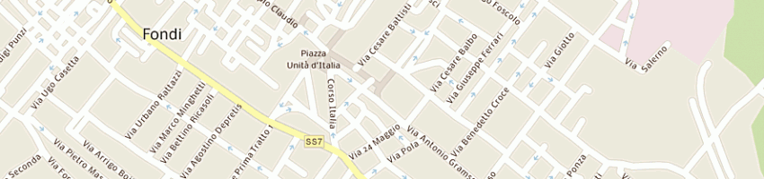Mappa della impresa parrocchia s francesco d'assisi a FONDI