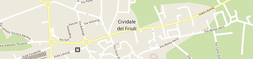 Mappa della impresa carabinieri a CIVIDALE DEL FRIULI