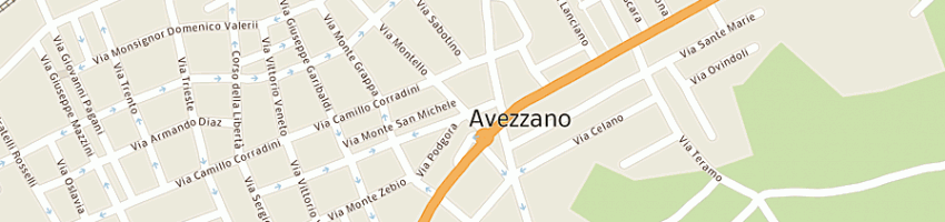 Mappa della impresa macor assicurazioni a AVEZZANO
