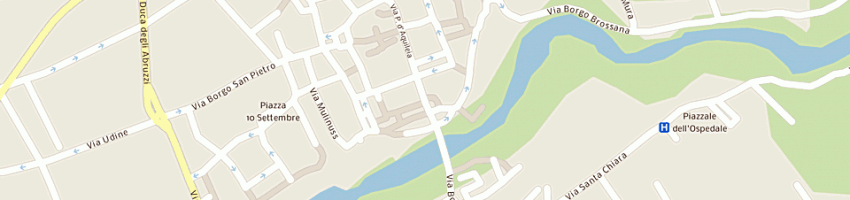 Mappa della impresa bar al campanile a CIVIDALE DEL FRIULI