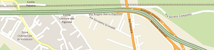 Mappa della impresa la zagara sasdi a pitarresi e c a PALERMO