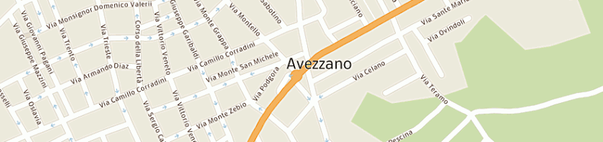 Mappa della impresa sviluppo discount spa a AVEZZANO