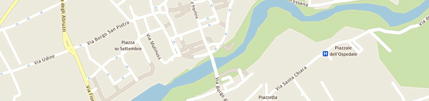 Mappa della impresa sur di sergio bertossi a CIVIDALE DEL FRIULI