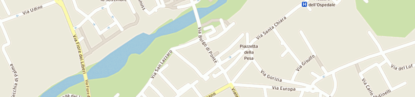 Mappa della impresa trattoria zorutti di boccotti claudio e c sas a CIVIDALE DEL FRIULI