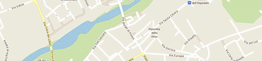 Mappa della impresa landi lino a CIVIDALE DEL FRIULI