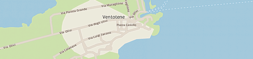 Mappa della impresa l'aragosta a VENTOTENE