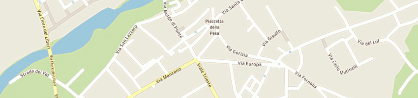 Mappa della impresa valentino's pub di calderini e lesa snc a CIVIDALE DEL FRIULI
