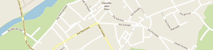 Mappa della impresa chicchio di chicchio guglielmo e giuseppe snc a CIVIDALE DEL FRIULI