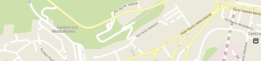 Mappa della impresa societa bocciofila maceratese a MACERATA