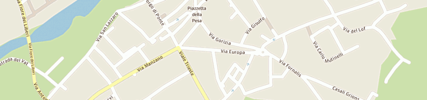 Mappa della impresa fioreria europa a CIVIDALE DEL FRIULI