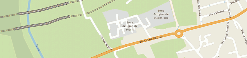 Mappa della impresa oggetti per l'arredamento a SAN CANZIAN D ISONZO