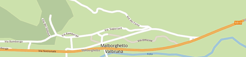 Mappa della impresa nicolaucich pietro a MALBORGHETTO VALBRUNA