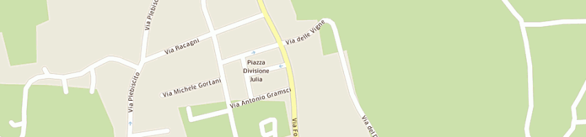 Mappa della impresa la bottega del fiore snc di cumari danila e meneghin marina a CORNO DI ROSAZZO