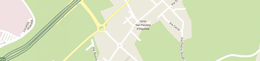 Mappa della impresa salone sabbadin diffusion parrucchiere unisex a VILLESSE