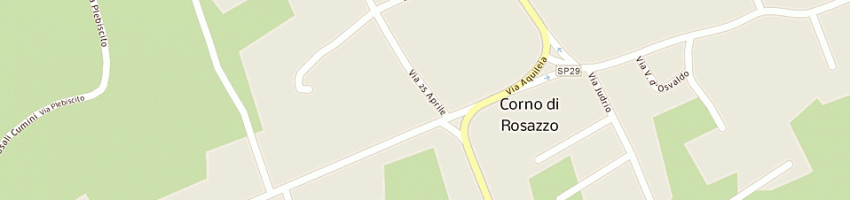 Mappa della impresa sodalse legno snc di dalmasson evelino e c a CORNO DI ROSAZZO