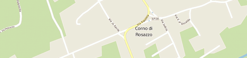 Mappa della impresa immobiliare quattroventi di pussini f e c snc a CORNO DI ROSAZZO