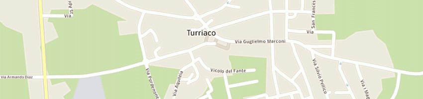 Mappa della impresa sorelle redivo srl a TURRIACO