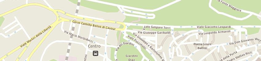 Mappa della impresa white rabbit cafe' di cipolletti andrea e csnc a MACERATA