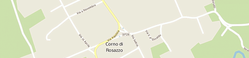 Mappa della impresa latteria sociale di cividale e valli del natisone scarl a CORNO DI ROSAZZO