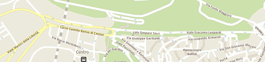 Mappa della impresa aga snc di cotognini alberto e c a MACERATA