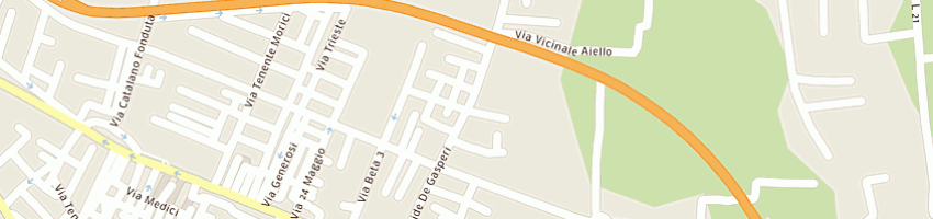 Mappa della impresa mora di nanu rosaria maria e c sas a VILLABATE