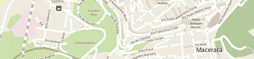 Mappa della impresa salvucci graziella alicia a MACERATA