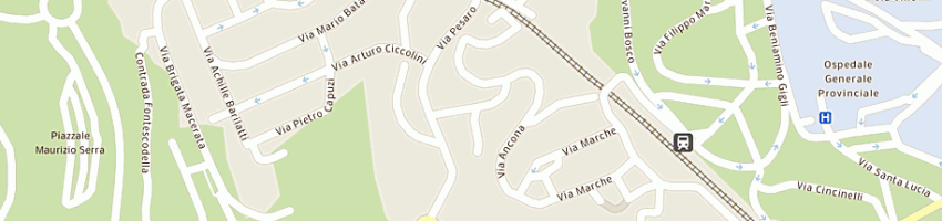 Mappa della impresa illuminati silvano a MACERATA