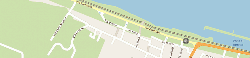 Mappa della impresa gm elettroimpianti di giulioni michele a ANCONA