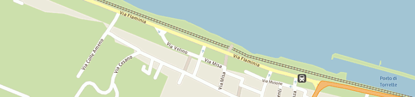 Mappa della impresa paolini gianfranco a ANCONA