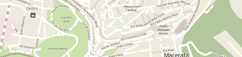 Mappa della impresa fortuna sei srl a MACERATA