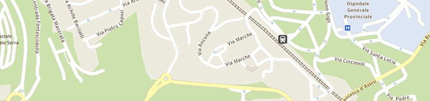 Mappa della impresa marziali giuseppe a MACERATA