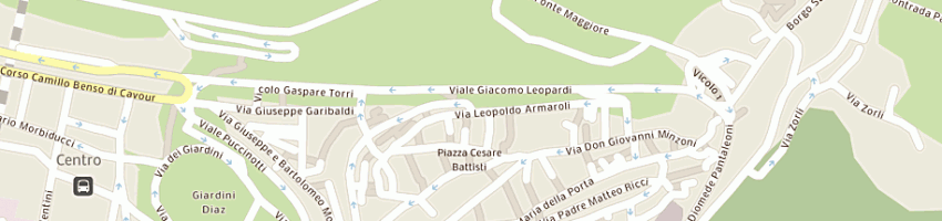 Mappa della impresa pensione da rosa di zenobi antonia a MACERATA