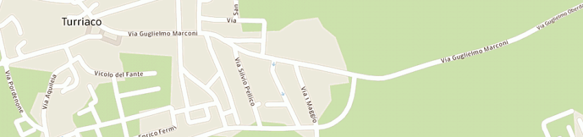 Mappa della impresa autofficina de faveri e feresin a TURRIACO
