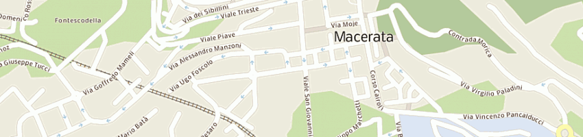 Mappa della impresa nuovo lavaindossa system di eugeni paolo a MACERATA