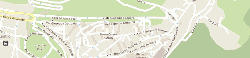 Mappa della impresa pizzeria romana di pettorossi barbara a MACERATA