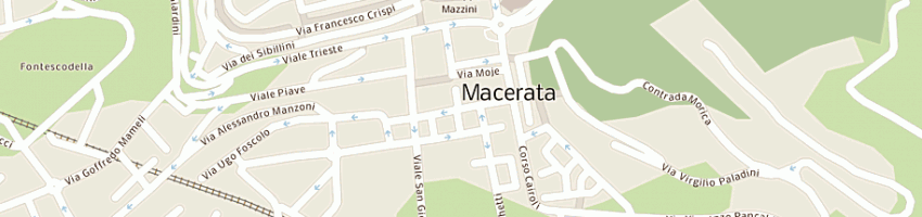 Mappa della impresa processing data system srl a MACERATA