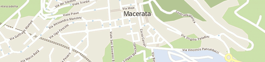 Mappa della impresa gubbinelli fulvio a MACERATA